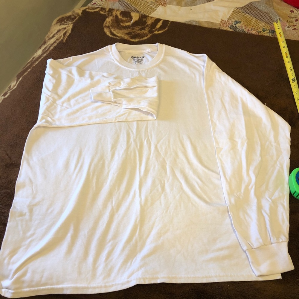 white long sleeve t-shirt